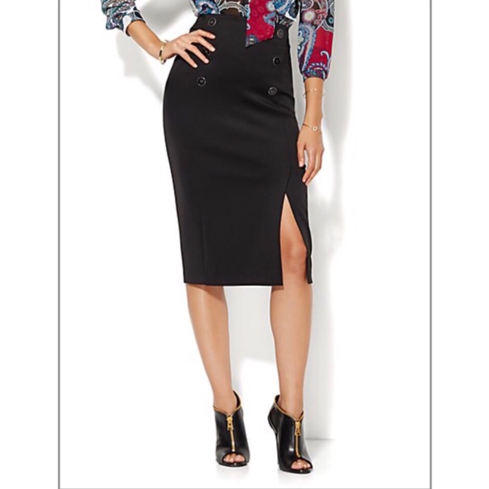 New York & Company Black Skirt NWT